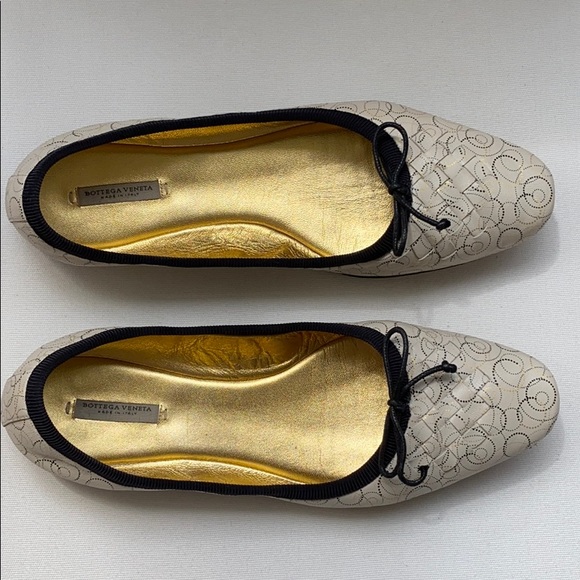 Bottega Veneta Intrecciato Picnic Ballet Flats
